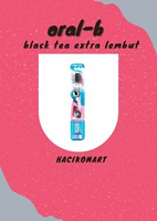 sikat gigi oral-b black tea