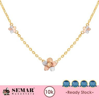 Kalung Emas Rosetta Bloom Gold 10K Semar Nusantara