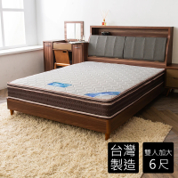 【時尚屋】雷諾德雙色三線6尺加大雙人獨立筒彈簧床墊(GA8-16-6)