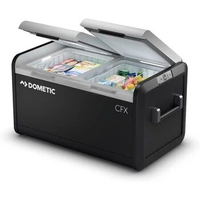 Dometic CFX3 95DZ, 95 Liter Dual Zone Portable Refrigerator and Freezer, Powered by AC/DC or Solar