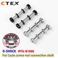 Stainless Steel Screw Rod for Casio G-Shock MTG-B1000 Series Metal Connecting Rod Men Watch Repair Accessories