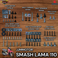 Baut Lengkap Fullset Body Suzuki Smash Lama 110 / Baut Full Set Bodi Suzuki Smash Lama 110