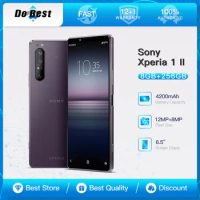 Sony Xperia 1 II XQ-AT52 5G Used Mobile Phone Dual SIM 6.5'' 8/12GB RAM 256GB ROM NFC 12MP*3+8MP Android Original SmartPhone