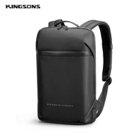Kingsons Men's Backpack Business Casual Bag Women Oxford Waterproof Back Pack 15 Inch Computer School Bag Teenagers Large Travel