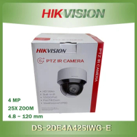 Hikvision IP Camera 4-inch 4MP 25X zoom 4.8 ~ 120 mm Powered by DarkFighter IR Network Speed Dome CCTV Camera DS-2DE4A425IWG-E