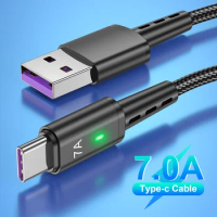 Lovebay 7A USB Type C Cable For Realme Huawei P30 Pro Fast Charging Data Cord Wire For Samsung Oneplus Xiaomi PD Charger