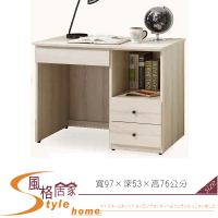 《風格居家Style》凱威灰橡3.2尺書桌 310-6-LF