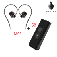 Hidizs S8 Headphone Amplifier HiFi Decoding USB TYPE C DAC to 3.5MM adapter HiRes DAC Amp for Phones/PC Portable Audio with MS5