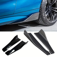 1Pair Car Rear Bumper Lip Trim Protector Car Side Skirt Cover Car Corner Bumper Guards with Screws U
