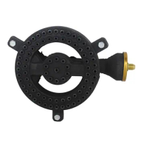 parts cast iron propane burner head with cast iron fitting orifice For Clay pot stove Gas stove cast iron propane burner