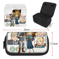 22×11.5CM New Anime Leos Faline Lucille Sensi Character Pencil Bags Functional School Supplies Large Capacity Premium Stationery