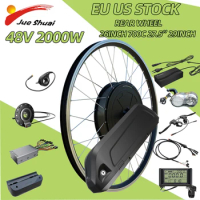 Electric Bike Conversion Kit 26" 48V 2000W, Rear Wheel E-Bike Conversion Kit with Powerful 40ah Controller and Thumb Throttle