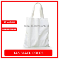 ToteBag Blacu Polos Size 30x40 / Goodie bag Blacu Biasa Bisa Satuan Totebag Wanita