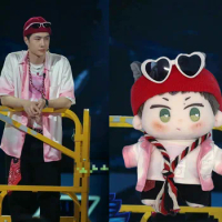 In Stock Wang Yibo 20cm Plush Cotton Doll The Street Dance Of China Same Style Change Clothes