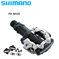 Shimano PD M520 PD M540 Clipless SPD Pedals MTB Bicycle Racing Mountain Bike Parts Shimano Original Genuine Bike Accessories