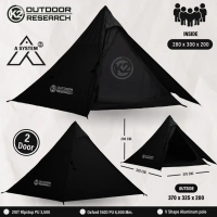 เต็นท์กระโจม K2Indians Rama2outdoor