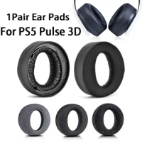 Replacement Ear Pads Cups Earpad Memory Foam Cushions For Sony Playstation PS5 Pulse 3D Wireless Headphones Headset Earmuff
