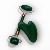 [COD] Gua Sha Facial Massage + Facial Tightening Massage Roller Reduce Wrinkles