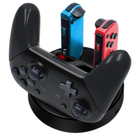 Handle Charger for Nintendo Switch Joycon Handle Quad Charger PRO Handle Charging Station