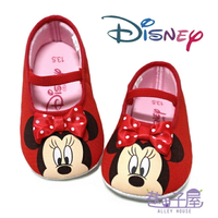 *迪士尼DISNEY 童款超Q米妮寶寶鞋 運動鞋 學步鞋 [118370] 紅 MIT台灣製造【巷子屋】