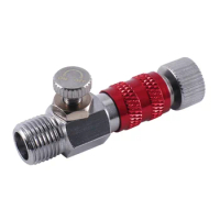 Airbrush Quick Release Air Control Fitting Adapter 1/8 Inch Threaded Hose Connection Adjustment Valve Tool SD-405R