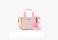 Kate Spade KL053 Kate Spade Kip Mini Tote Canvas (960) Rainbow multi