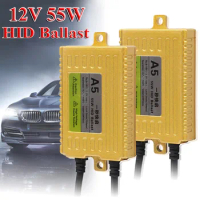 2pcs 12V HID Xenon Ballast H7 AC 55W Digital Slim Hid Ballast Ignition Electronic Ballast For H1 H3 H4 H8 H9 H11 H13 9005 9006