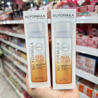 ￼Nu Formula Crystal Sun Spray Real SPF50+ PA++++ สเปรย์กันแดด นู ฟอร์มูล่า ละอองบางเบา ฉีดทับเมคอัพไ