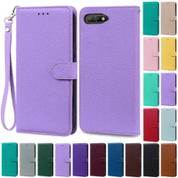 For Huawei Y6 2018 Case Leather Wallet Flip Case For Huawei Y6 Prime 2018 Cover for Huawei Y6 2018 Silicone Case Fundas Coque