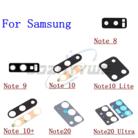 2Set Back Rear Camera Glass Lens With Sticker For Samsung Galaxy Note 8 9 10 Lite 20 Ultra Replacement Repair + Tools