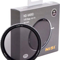 NiSi 95mm True Color ND-Vario 1-5 Stops Variable Neutral Density Filter Photography and Videography