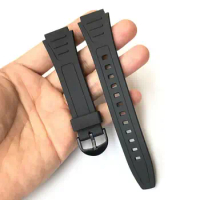 Men Women Silicone Strap Sports Pin Buckle Silicone Watch WristBand Watch Band for Casio G Shock W-800H W-217 AQ-S800W