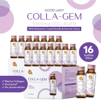 Good Lady Colla-Gem - Premium Marine Collagen Peptide 5500mg (For Glowing Skin & Firmness) 50ml
