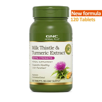 GNC 新升級四重配方 薑黃奶薊護肝精華片 （EXP 2028年） (乳薊草和薑黃萃取物 清肝護肝精華) 120片