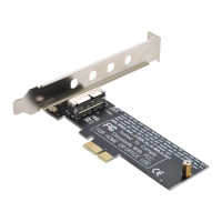 CY PCI Express PCI-E 1X to 12+16Pin 2013-2017 Mac Pro Air SSD Convert Card for A1493 A1502 A1465 A1466