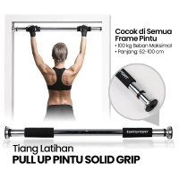 Promo TaffSPORT Tiang Latihan Pull Up Pintu Door Gym Bar Solid Grip 62-100cm - HW139501 Murah