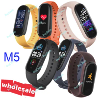 M5 Smart Sports Bracelet Waterproof Heart Rate Monitor Fitness Tracker Fitpro APP Multi Languages Bluetooth Wristband