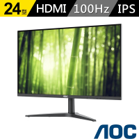 【AOC】24B1XH2 24型 100Hz 窄邊框廣視角螢幕(Adaptive Sync/IPS/HDMI)