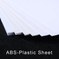 DIY Handcrafts Plastic ABS Styrene Flat Sheet Plate Materials For Home Decor Train Military House Model Building Kits