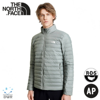 【The North Face 男 700FP 防潑水輕羽絨保暖外套《灰》】4NG4/保暖外套/夾克/休閒外套