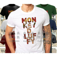 Áo Thun Một Mảnh Cho Nam Và Nữ, Áo Thun Luffy Monkey D Luffy, Khuyến Mãi Lớn!! 100% Cotton