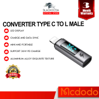 Mcdodo Converter Type C to L Male Led Display PD Fast Charging 3A OT-6100 For iP 11 12 13 14