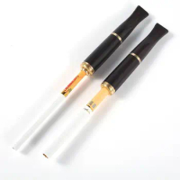 All wood cigarette holder 9mm activated carbon filter element one-time filtering ebony purple light sandalwood nozzle wood solid