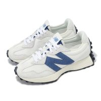 【NEW BALANCE】休閒鞋 327 女鞋 鏡灰 鷺藍 單寧 拼接 復古 NB(WS327JB-B)
