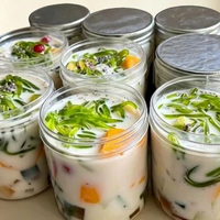 Ximilu Fruit Soup Premium 600ml - Es Buah Hongkong Fiber Cream Tanpa Santan - Fresh Made by Order (A