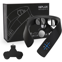 【日本代購】NIPLUX NECK RELAX 1S｜溫熱頸肩按摩器｜靜音輕量｜舒緩放鬆｜頸部保暖｜黑色