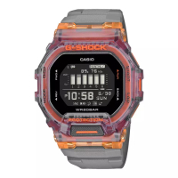 Casio Casio G-Shock GBD-200SM-1A5DR Orange Karet Abu Cowok