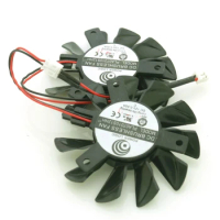 GA71S2H PLA07010S12HH 12V 0.50A 65mm For ZOTAC GTX1050 GTX 1050 Ti 4GB OC Graphics Card Cooling Fan 2Pin