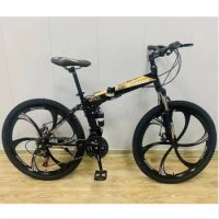 MTBGO Cheap 20 26 27.5 29 inch Man MTB Full Suspension Mountain Folding Bicycle Vouwfietsen Portable Folding Bike for Adult