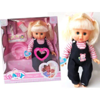 Certified Products The doll can pee, drink milk, drink water, suck milk, cry, and blink.